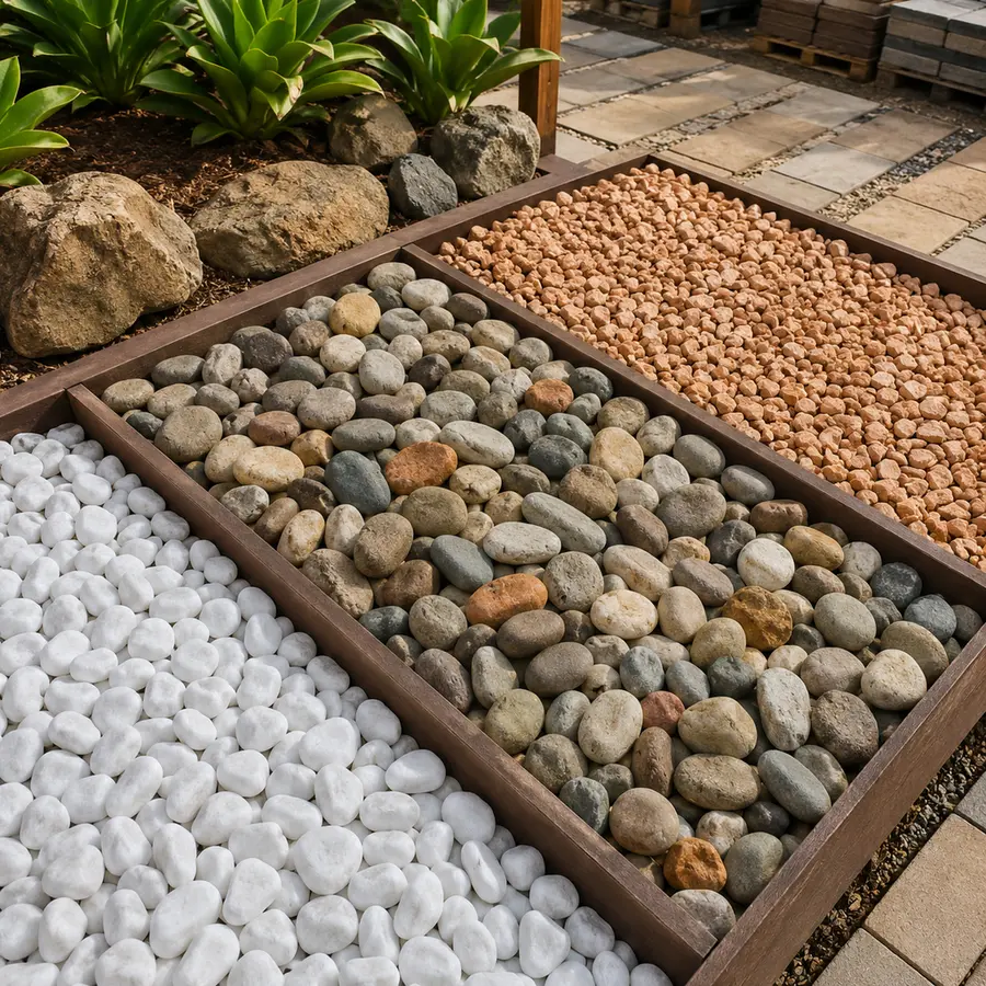 Pedras decorativas para jardins e paisagismo